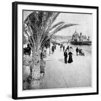 The Promenade Des Anglais, Nice, France, Late 19th Century-null-Framed Giclee Print