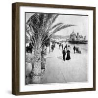 The Promenade Des Anglais, Nice, France, Late 19th Century-null-Framed Giclee Print