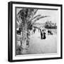 The Promenade Des Anglais, Nice, France, Late 19th Century-null-Framed Giclee Print