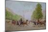 The Promenade on the Champs-Elysees-Jean Béraud-Mounted Giclee Print