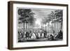 The Promenade, Paris-Augustin De Saint-aubin-Framed Giclee Print
