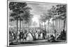 The Promenade, Paris-Augustin De Saint-aubin-Mounted Giclee Print