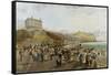 The Promenade, Scarborough-John Syer-Framed Stretched Canvas