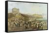 The Promenade, Scarborough-John Syer-Framed Stretched Canvas