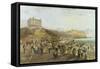 The Promenade, Scarborough-John Syer-Framed Stretched Canvas