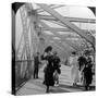 The Promenade, Williamsburg Bridge, New York, USA, C1900s-null-Stretched Canvas