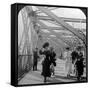 The Promenade, Williamsburg Bridge, New York, USA, C1900s-null-Framed Stretched Canvas