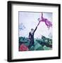 The Promenade-Marc Chagall-Framed Art Print