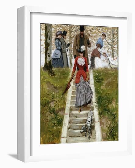 The Promenade-Leon Joseph Voirin-Framed Giclee Print