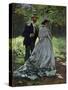 The Promenaders, or Bazille and Camille, 1865-Claude Monet-Stretched Canvas