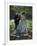 The Promenaders, or Bazille and Camille, 1865-Claude Monet-Framed Giclee Print