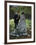 The Promenaders, or Bazille and Camille, 1865-Claude Monet-Framed Giclee Print