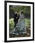 The Promenaders, or Bazille and Camille, 1865-Claude Monet-Framed Giclee Print
