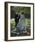 The Promenaders, or Bazille and Camille, 1865-Claude Monet-Framed Giclee Print