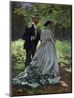 The Promenaders, or Bazille and Camille, 1865-Claude Monet-Mounted Giclee Print