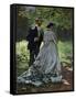 The Promenaders, or Bazille and Camille, 1865-Claude Monet-Framed Stretched Canvas