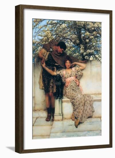 The Promise of Spring-Sir Lawrence Alma-Tadema-Framed Art Print