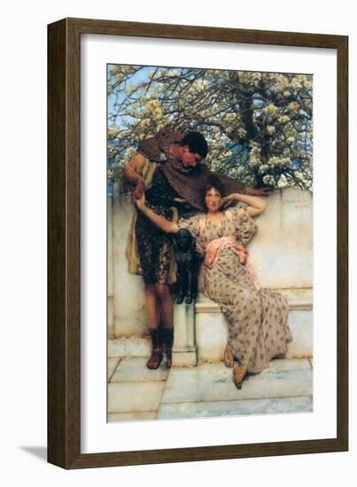 The Promise of Spring-Sir Lawrence Alma-Tadema-Framed Art Print