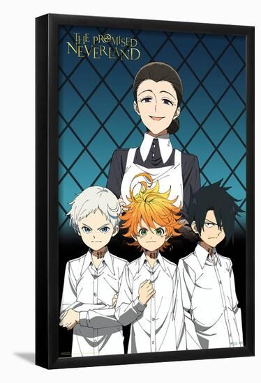 The Promised Neverland - Mom & Orphans-Trends International-Framed Poster