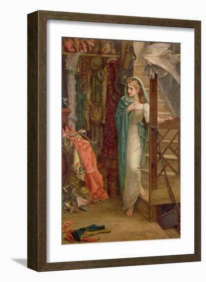 The Property Room, 1879-Arthur Hughes-Framed Giclee Print