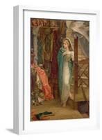 The Property Room, 1879-Arthur Hughes-Framed Giclee Print