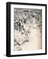 The Property Room of a Clever Cartoonist, C1890-Frederick Richardson-Framed Giclee Print