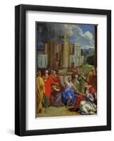 The Prophet Agabus Predicting St. Paul's Suffering in Jerusalem-Louis Cheron-Framed Giclee Print