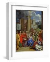 The Prophet Agabus Predicting St. Paul's Suffering in Jerusalem-Louis Cheron-Framed Giclee Print