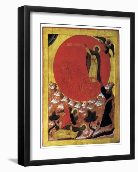 The Prophet Elijah and the Fiery Chariot, C.1570-null-Framed Giclee Print