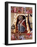 The Prophet Elijah in the Wilderness with Scenes from His Life-null-Framed Giclee Print