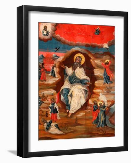 The Prophet Elijah in the Wilderness-null-Framed Giclee Print