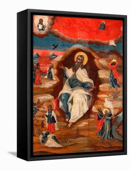 The Prophet Elijah in the Wilderness-null-Framed Stretched Canvas