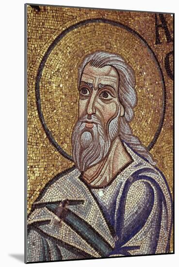 The Prophet Habakkuk (Detail of Interior Mosaics in the St. Mark's Basilic), 12th Century-null-Mounted Giclee Print