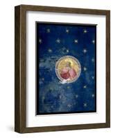 The Prophet Isaiah, Detail from the Vault, 1303-05 (Post Restoration)-Giotto di Bondone-Framed Giclee Print
