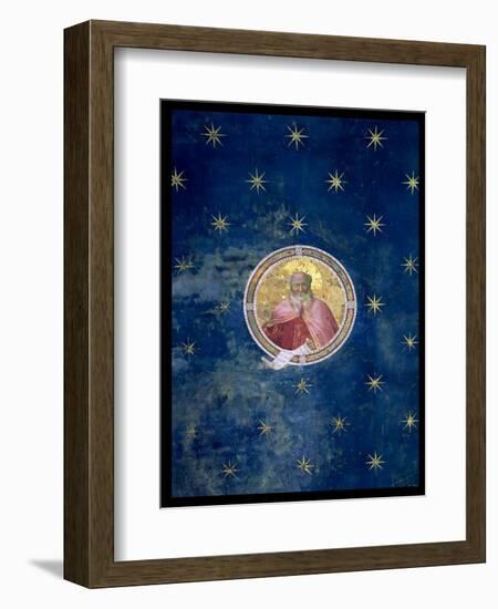 The Prophet Isaiah, Detail from the Vault, 1303-05 (Post Restoration)-Giotto di Bondone-Framed Giclee Print