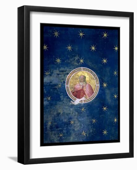 The Prophet Isaiah, Detail from the Vault, 1303-05 (Post Restoration)-Giotto di Bondone-Framed Giclee Print