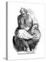 The Prophet Jeremiah, 1844-WJ Linton-Stretched Canvas