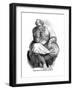 The Prophet Jeremiah, 1844-WJ Linton-Framed Giclee Print