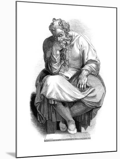 The Prophet Jeremiah, 1844-WJ Linton-Mounted Giclee Print