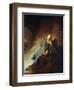 The Prophet Jeremiah Mourning over the Destruction of Jerusalem, 1630-Rembrandt van Rijn-Framed Giclee Print