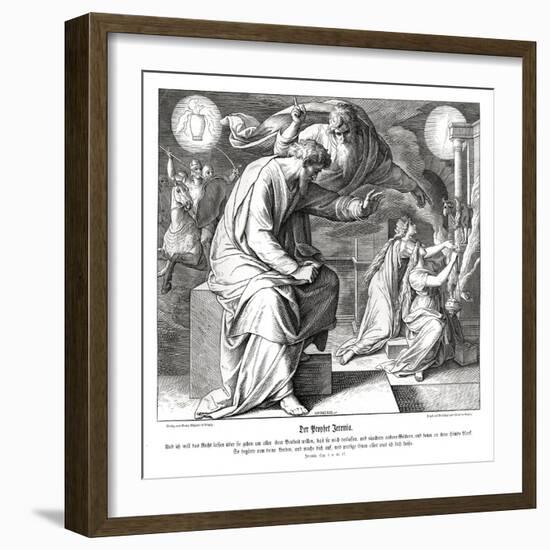 The Prophet Jeremiah-Julius Schnorr von Carolsfeld-Framed Giclee Print