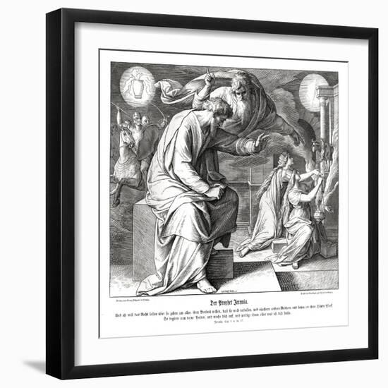 The Prophet Jeremiah-Julius Schnorr von Carolsfeld-Framed Giclee Print