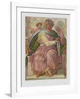 The Prophet Jesaias-Michelangelo Buonarroti-Framed Collectable Print