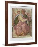 The Prophet Jesaias-Michelangelo Buonarroti-Framed Collectable Print