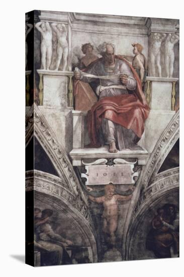 The Prophet Joel-Michelangelo Buonarroti-Stretched Canvas