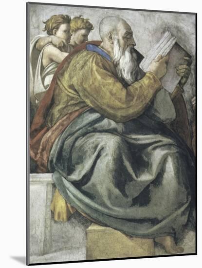 The Prophet Zachariah-Michelangelo Buonarroti-Mounted Giclee Print