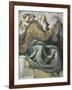 The Prophet Zachariah-Michelangelo Buonarroti-Framed Giclee Print