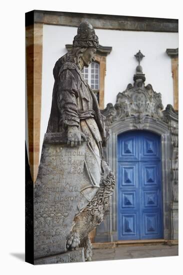 The Prophets Sculpture at Sanctuary of Bom Jesus de Matosinhos, UNESCO Site, Congonhas, Brazil-Ian Trower-Stretched Canvas