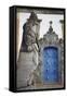 The Prophets Sculpture at Sanctuary of Bom Jesus de Matosinhos, UNESCO Site, Congonhas, Brazil-Ian Trower-Framed Stretched Canvas