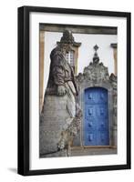 The Prophets Sculpture at Sanctuary of Bom Jesus de Matosinhos, UNESCO Site, Congonhas, Brazil-Ian Trower-Framed Photographic Print